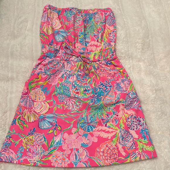 Lilly Pulitzer XXS NWT Strapless Dress w/ Pockets - Picture 1 of 4